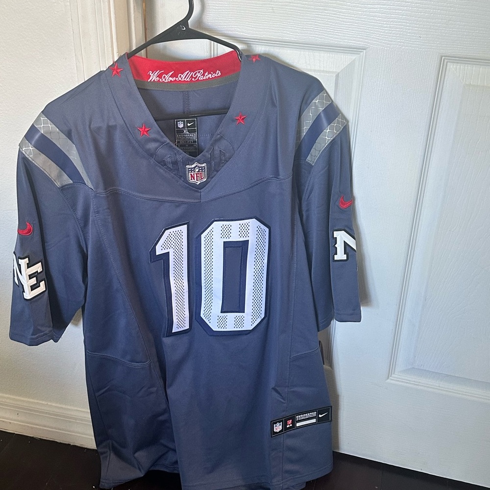 Nike Blue and Red Men's Jersey